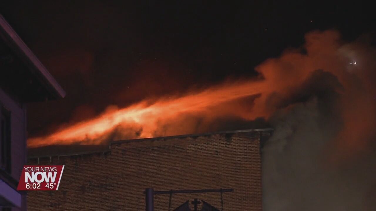 Community in shock after fire destroys historic building and more in Columbus Grove